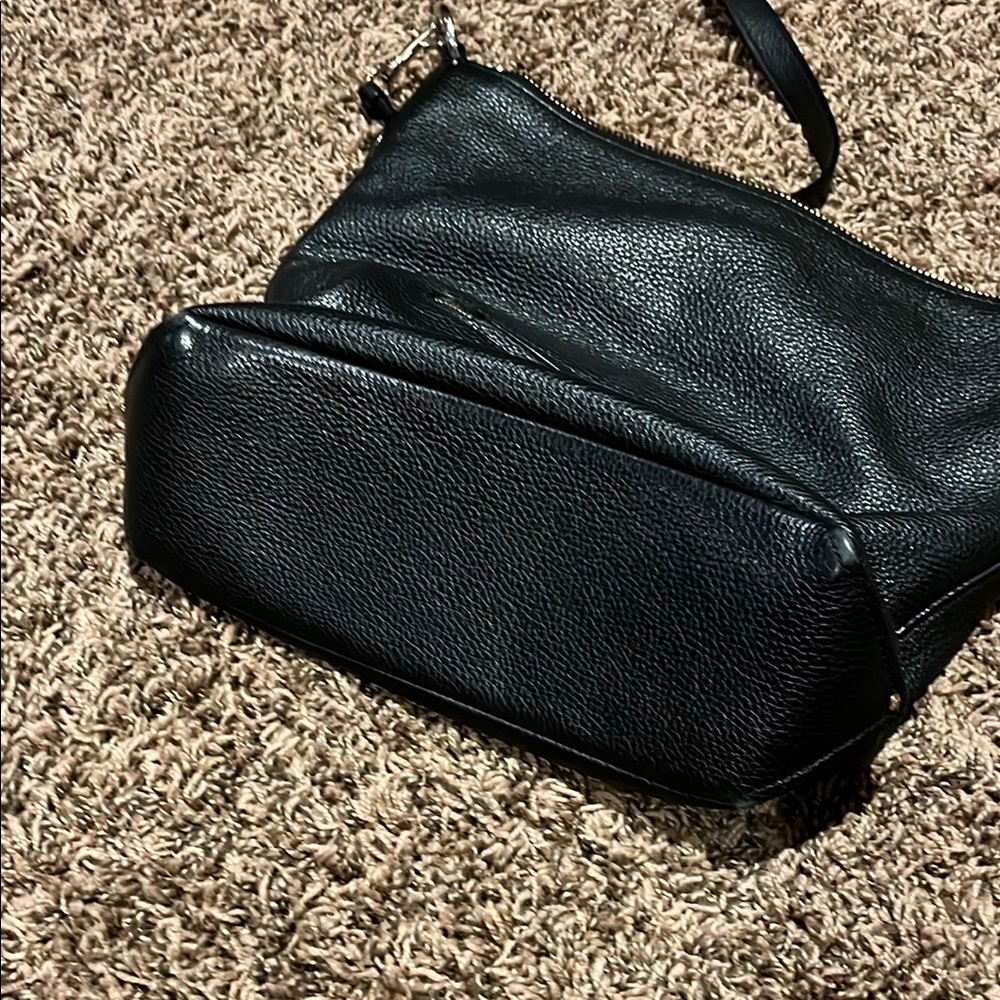 Coach Black Leather Crossbody Shoulder Bag - Picture 4 of 11